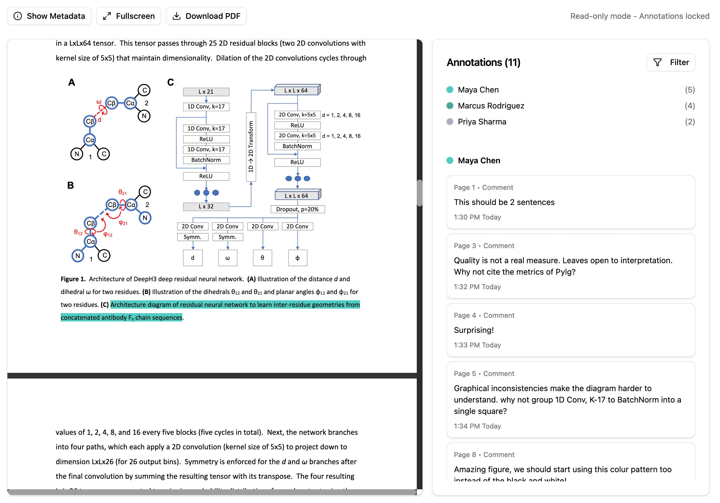 Reviewing Stage - Annotate papers collaboratively